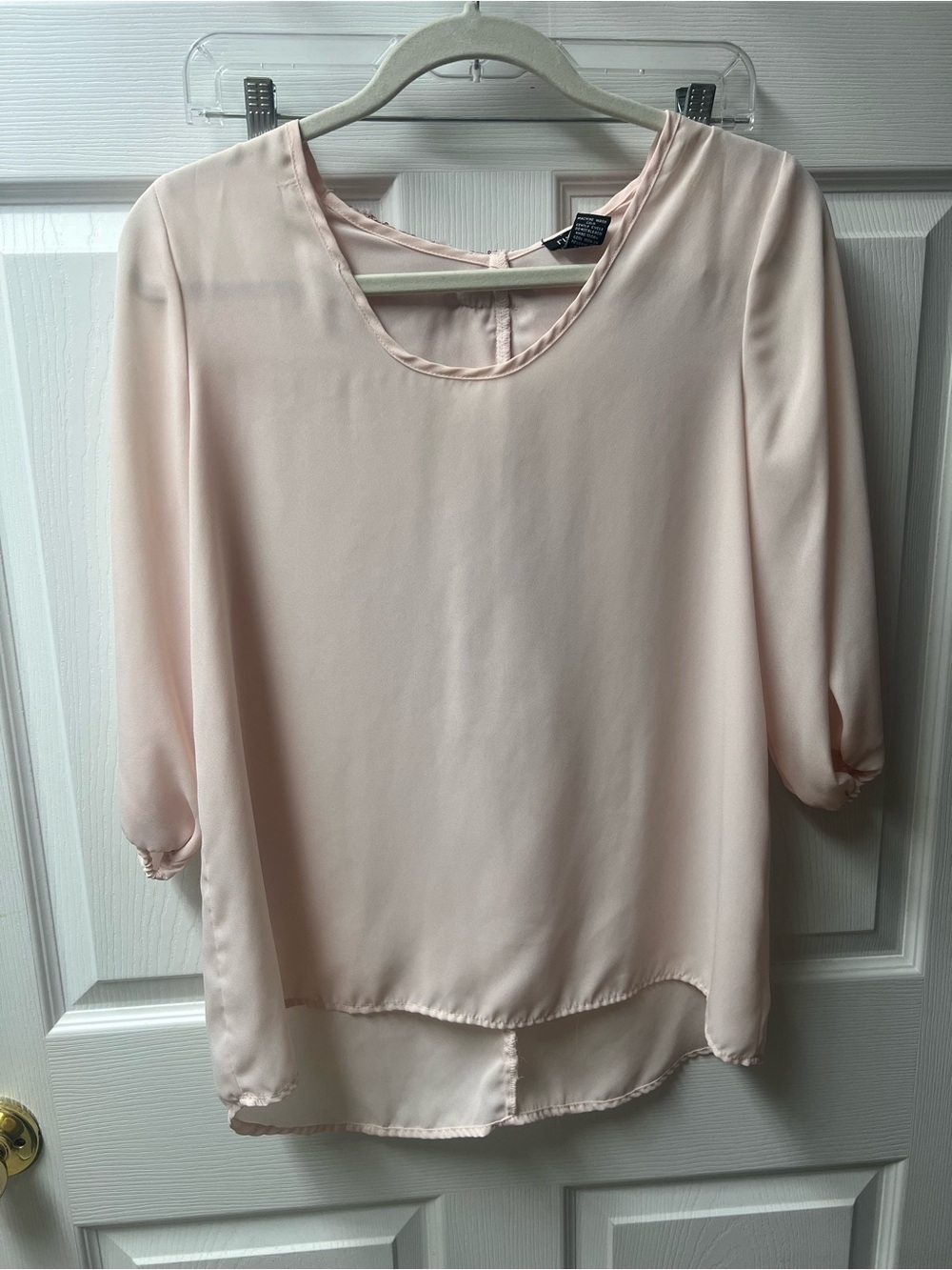 Rue21 Blush Pink Scoop Neck Women's Blouse